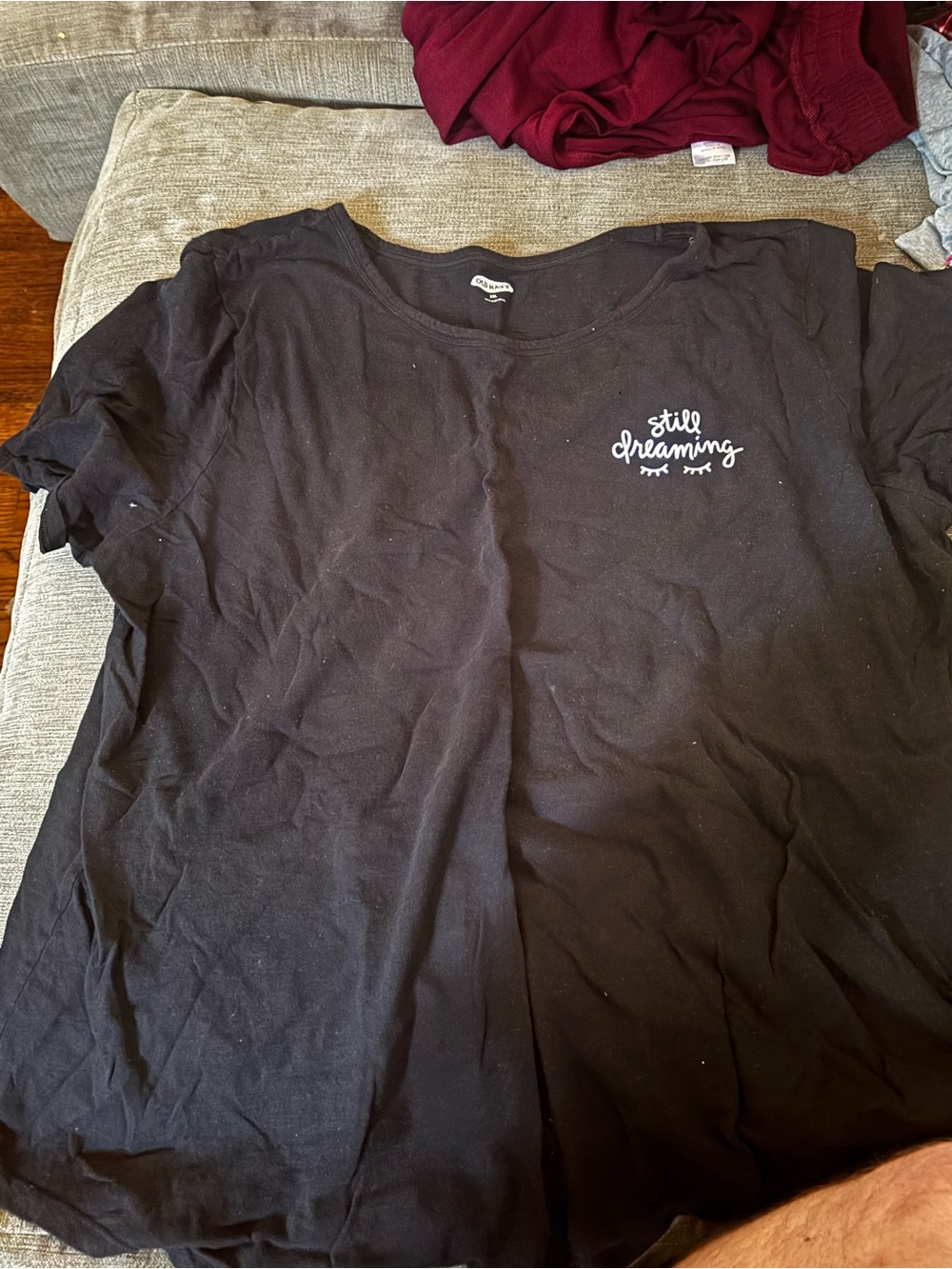 Women’s Black "Still Dreaming" Graphic Tee - Old Navy XXL